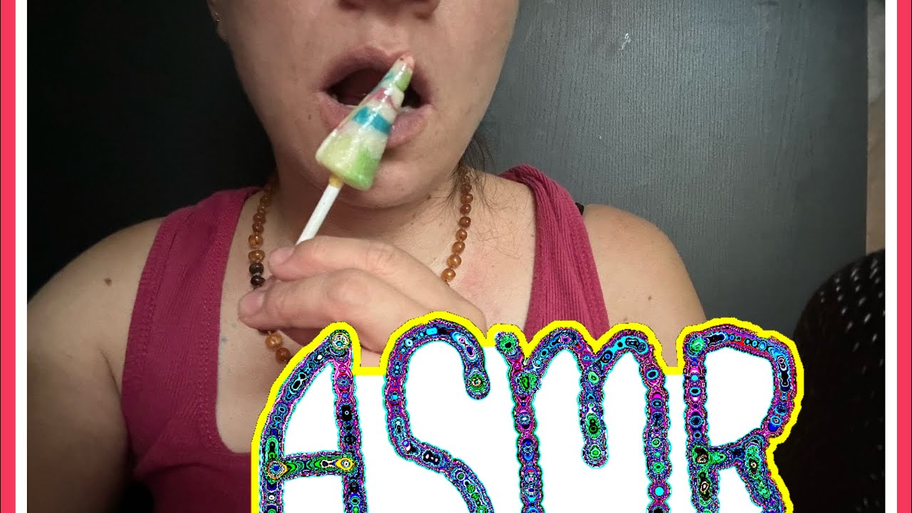 ASMR comiendo una paleta 🍭