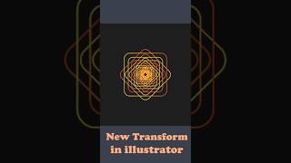 New Transform Effect In Illustrator ✅ #illustrator #adobeillustrator #illustratortutorial
