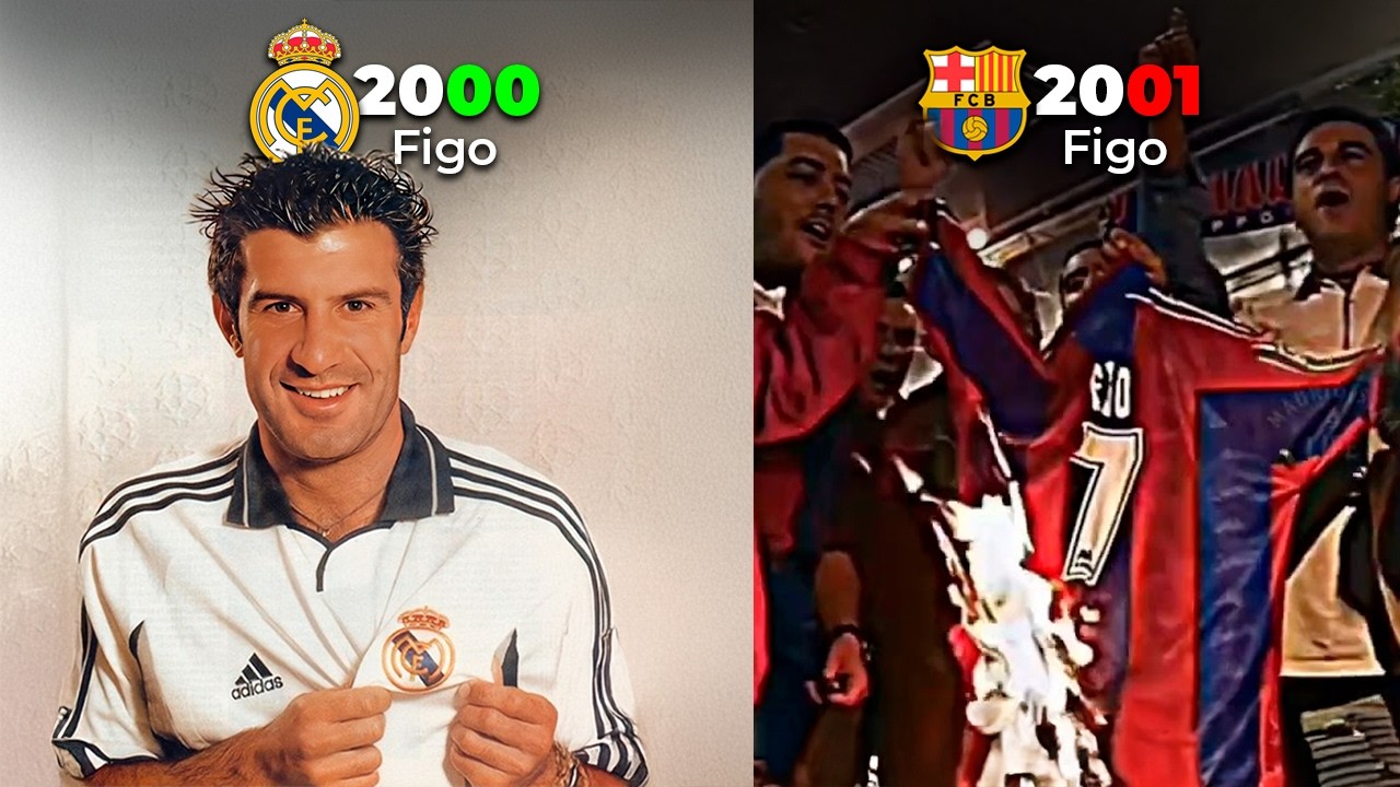 A MAIOR TRAIÇÃO DO FUTEBOL: A CHOCANTE TRANSFERÊNCIA DE LUIS FIGO PARA O REAL MADRID