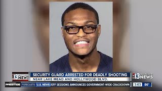 Security guard arrested for deadly shooting
