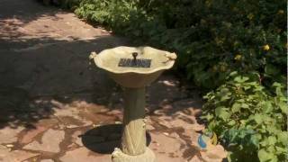 Smart Solar Acadia Solar Birdbath