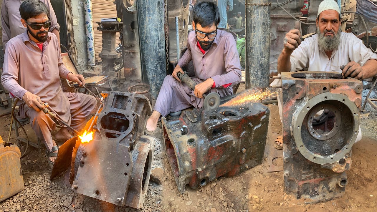 Repair Of Fiat 480 Tractor Handa Was Completely Broken Down