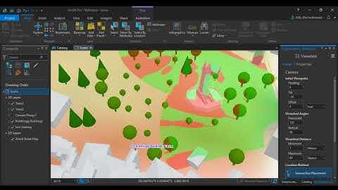 Security Camera Visibility Analysis in ArcGIS Pro