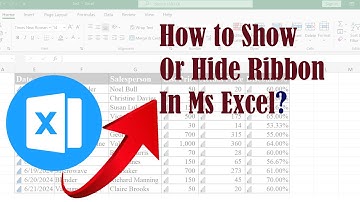 How to Show or Hide the Ribbon in Excel (Quick and Easy)