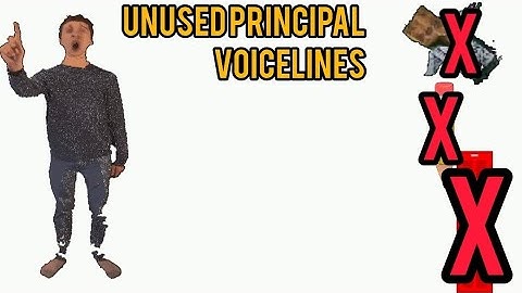 Unused principal voicelines