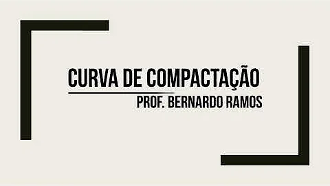 Como determinar a curva de compactação do solo?
