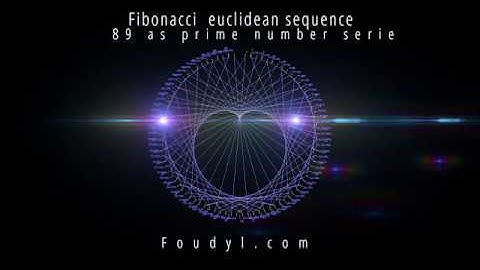 The Fibonacci sequence with the prime number 89