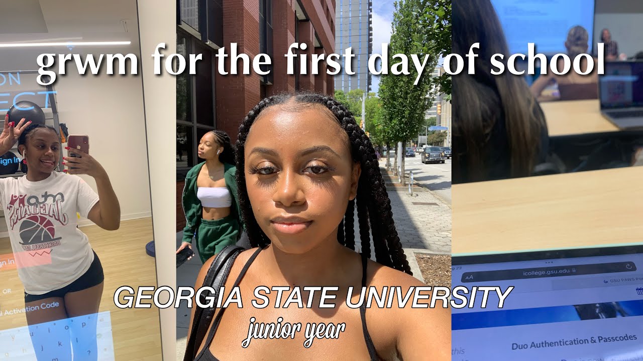 Grwm first day of school college edition youtube