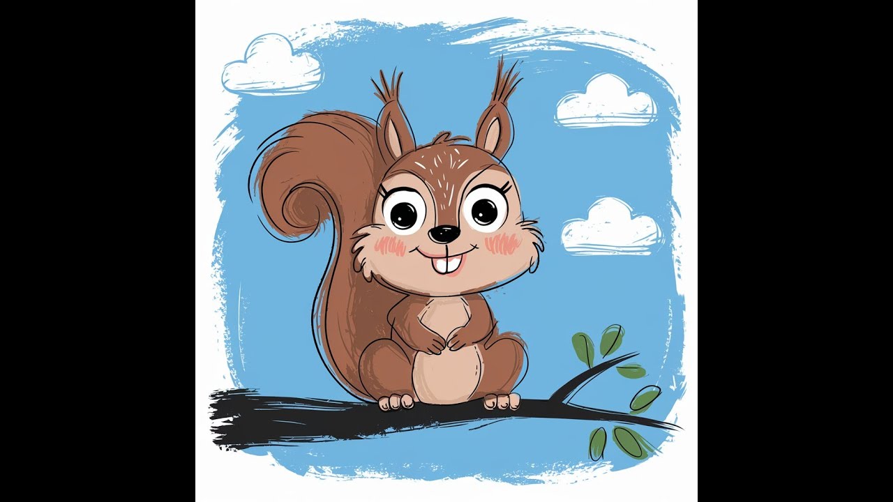 Hoe Teken Je een Schattige Eekhoorn? | Stap-voor-Stap Tekentutorial