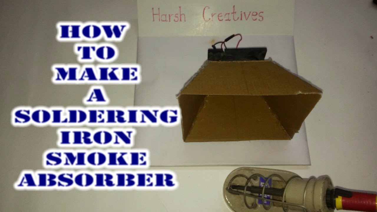 Soldering iron smoke absorber YouTube
