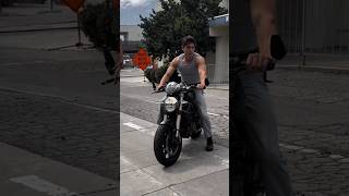 Evan + motorcycle + jean chain… Evan + motorcycle + jean chain… #evanadams
