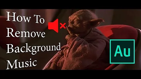 How To Remove Background Music | Adobe Audition Tutorial.