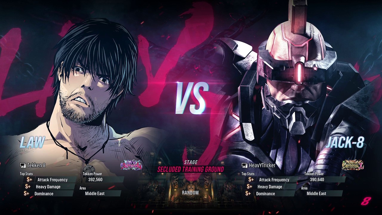 BSK (Law) VS HeavYTricker (Jack-8) Tekken 8 Ranked