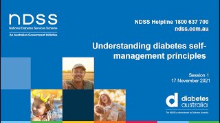 Webinar session 1: Understanding diabetes self management principles screenshot 5