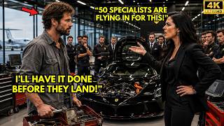 50 Specialists Flew In to Fix the CEO's Ferrari — A Single Dad Fixed It Before They Landed