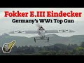 Ww1 fokker eiii eindeckers short takeoff roll