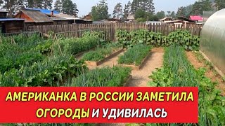 Американка в России увидела огороды и удивилась