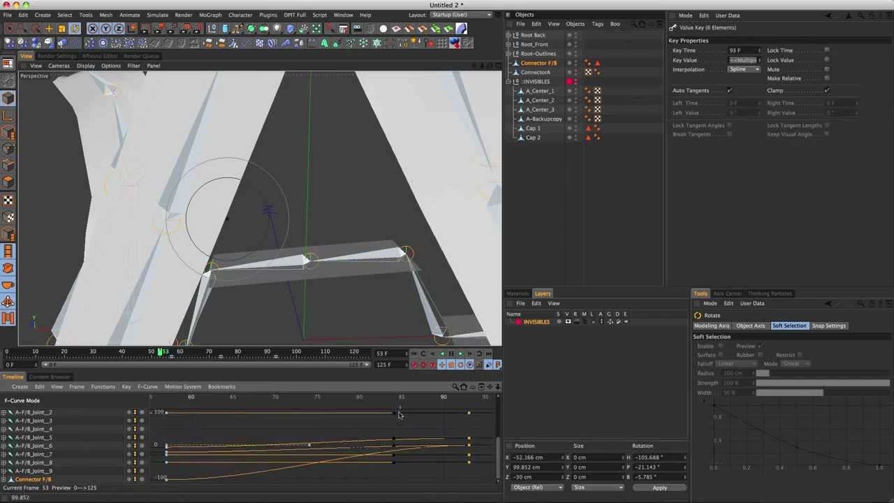 Cinema 4D Tutorial Rigging text with joints YouTube