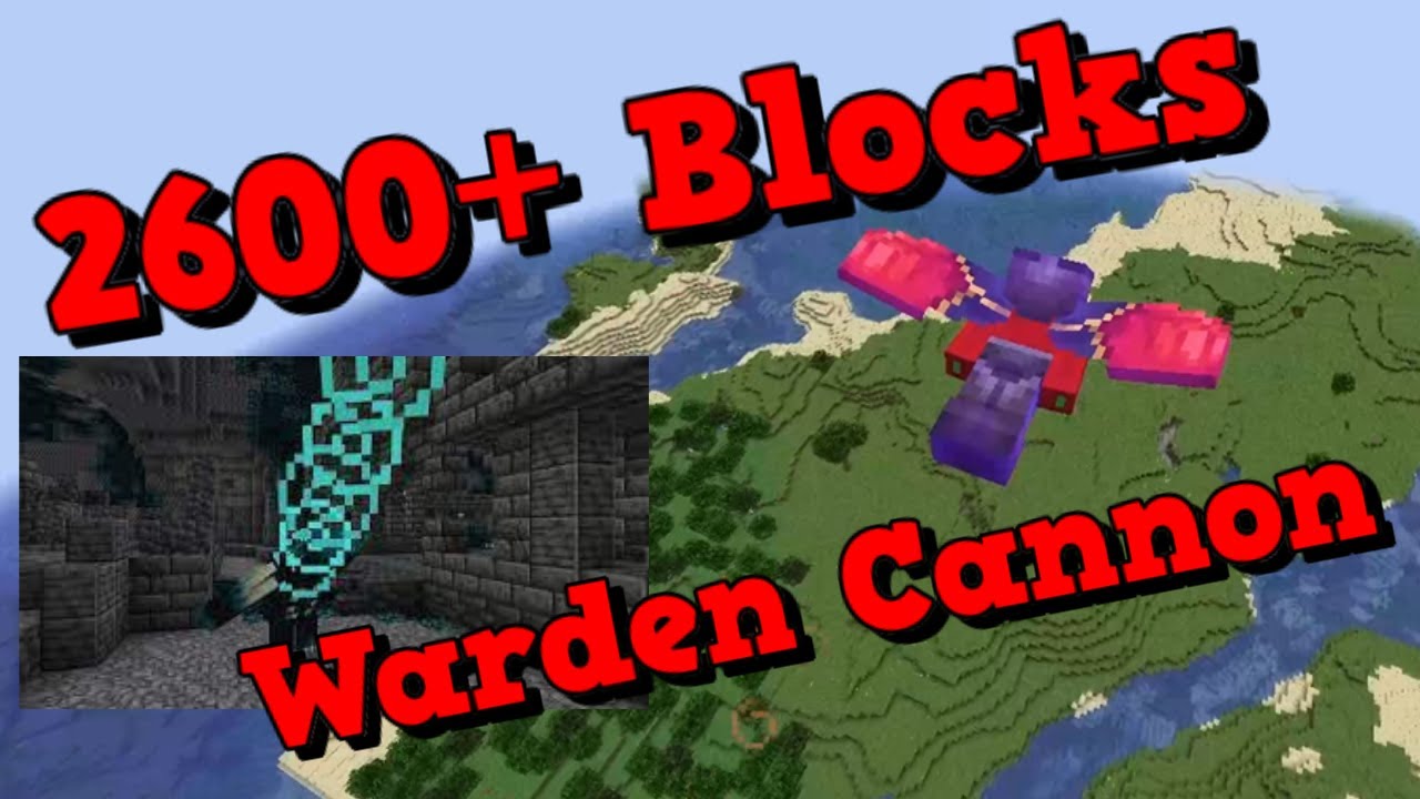 I Made The WARDEN Cannon In Minecraft (Wild Update)