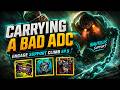 Engage Support Climb Ep.9 – Carrying a Bad ADC with Nautilus 😭