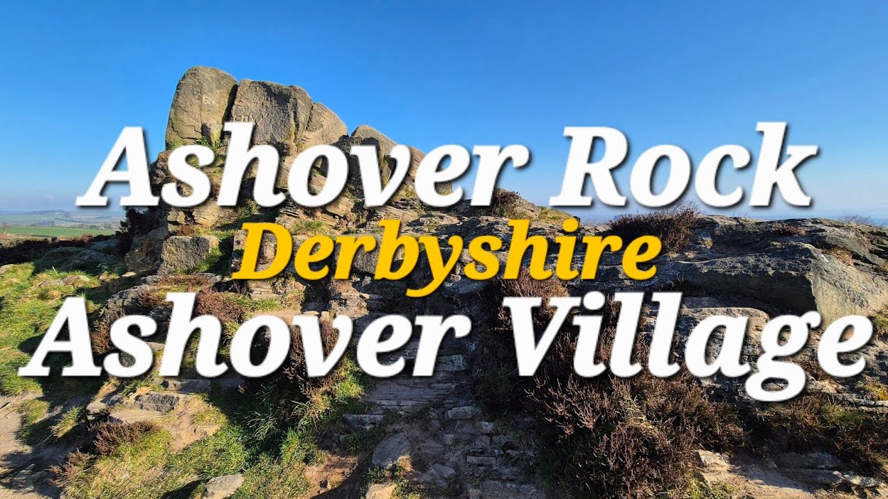 Ashover. Rock & Ashover Village Derbyshire April 2025