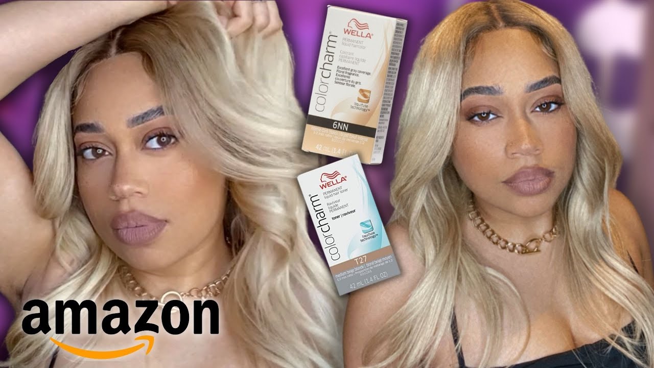 How To Tone 613 Wig w/ Natural Dark Roots Using Wella Toner | ft. Seemor |  Amazon Prime Wigs - YouTube