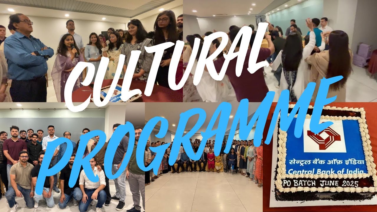 Cultural Programme 🎉❤️| IBPS PO Training 2025