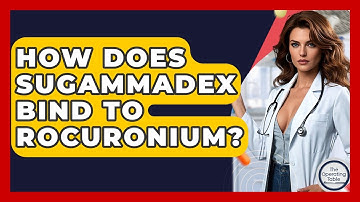 How Does Sugammadex Bind To Rocuronium? - The Operating Table
