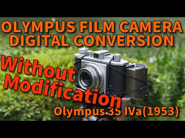 OLYMPUSフィルムカメラセット【動作未確認】 OLYMPUS 35 Digital/ Convert film camera to digital without