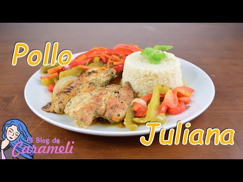 Video: Cómo Cocinar Juliana Con Pollo