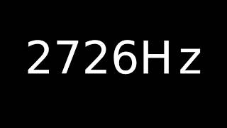 Speaker Sound Test 2726Hz
