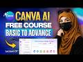 Learn Canva From Basic To Advance | Canva Mobile Course | How To Use Canva AI | Lecture #7 #canva