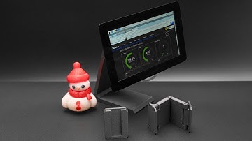 3D Hangouts – Motorized POV, Pi Touch V2 Case and Flexi Snowman