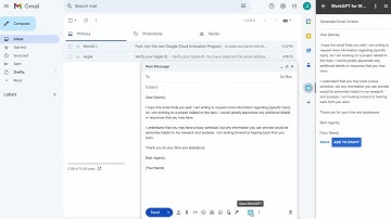 WorkGPT: How to use AI and GPT for Gmail™