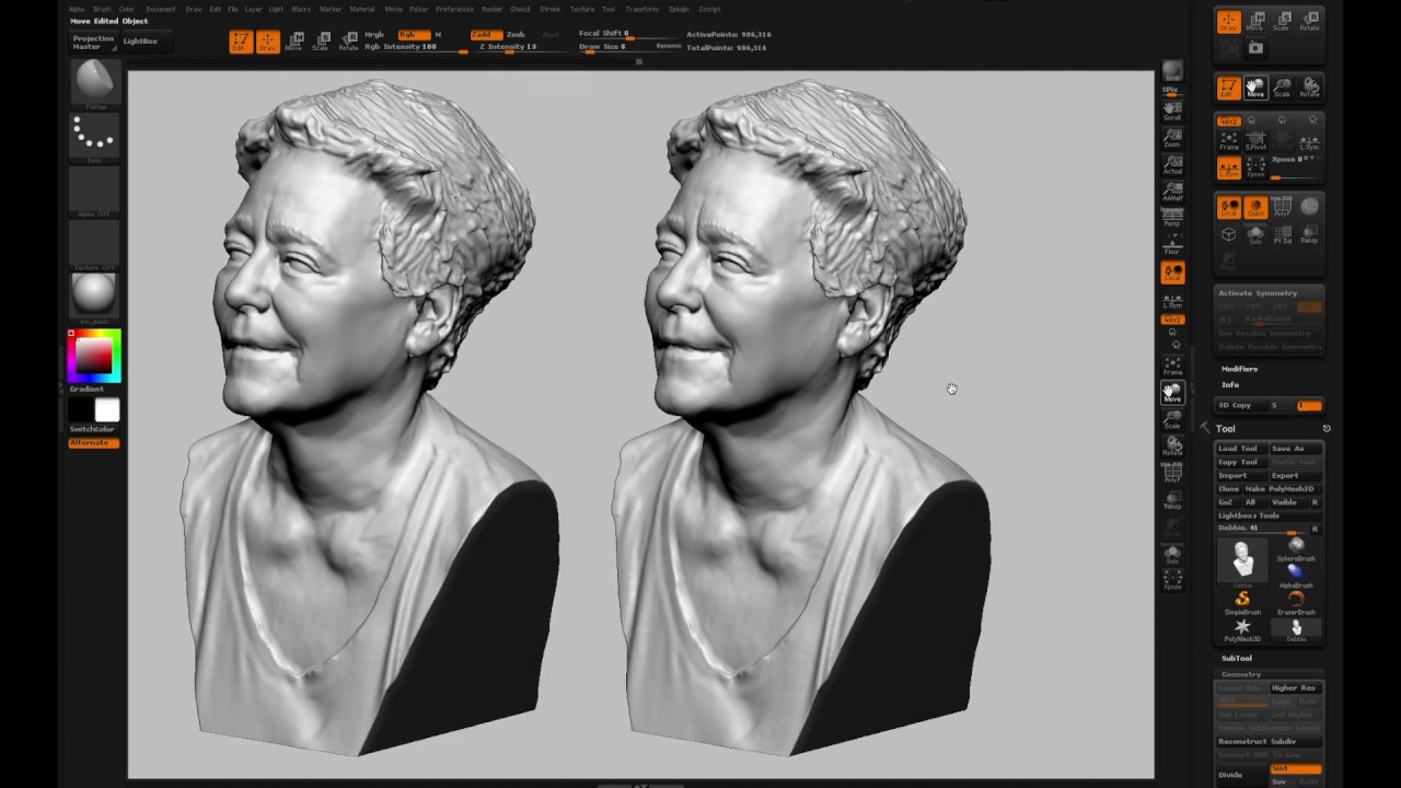 3d scans zbrush tutorial