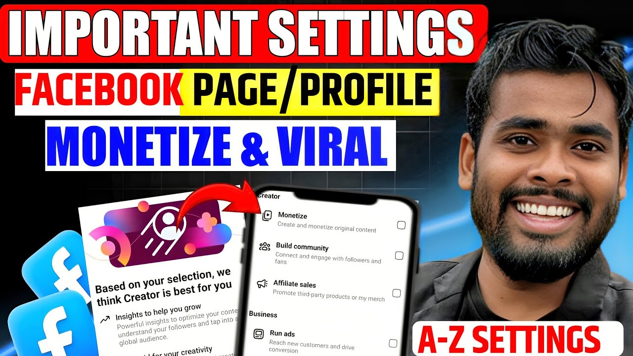 Facebook Important Settings 2026 | Facebook Page Important Settings | Facebook Profile Settings 