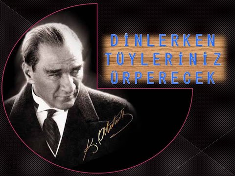 Gazi Mustafa Kemal Atatürk'ün Tüyleri Diken Diken Eden Videosu FULL HD   (Selanik Türküsü Eşliğinde)