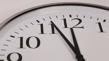 Free Stock Footage | Clock Face Timelapse