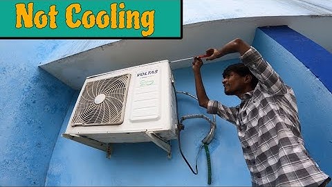 Voltas AC not cooling problem solve in Sadar Hospital Supaul- EHSAN