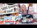 HUGE Monthly Grocery Haul- Meal Plan! Quick Meals For The Family!!