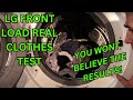 Real Clothes Test: LG Front Load Washer Normal Cycle, Warm Wash, Turbo WM3770HWA