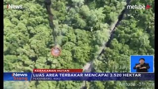 Hutan & Lahan di Riau Terbakar, Satgas Karhutla Lakukan Water Bombing - iNews Siang 20/07