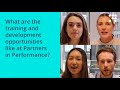 Training and development opportunities at partners in performance