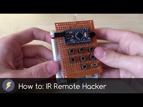 How to make IR remote hacker - with Arduino - YouTube