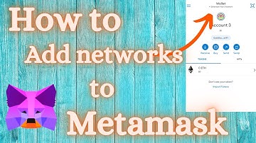 How to add different networks to Metamask wallet