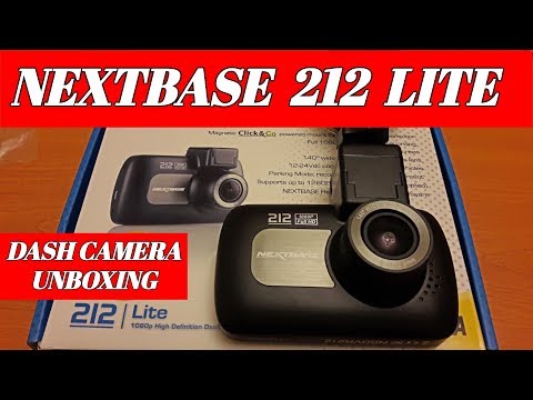 NextBase 212 Lite setari meniu camera video auto de bord in car dashboard camera quick setup guide