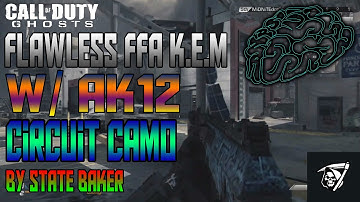 Welcome To State Pubstomping! COD Ghosts FLAWLESS FFA KEM w/ AK12 Circuit Camo By State Baker