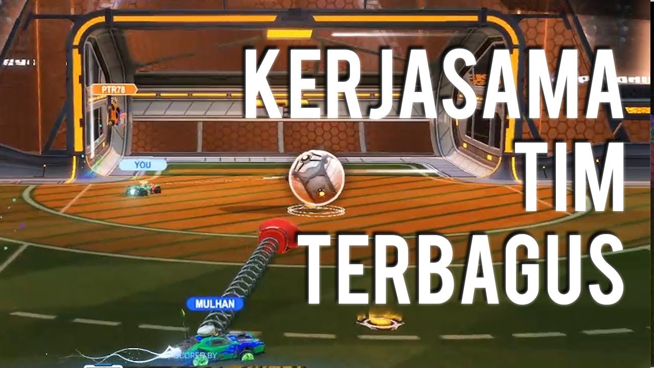 KERJASAMA TERBAIK !! - Rocket League Funny Moments