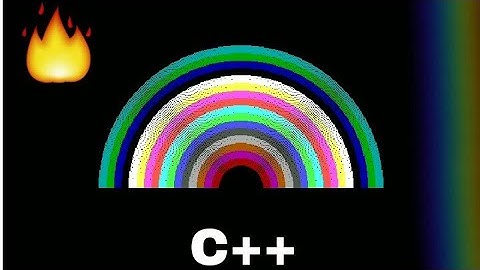 C++ program to make a rainbow