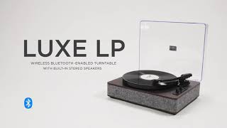 ION Luxe LP Bluetooth対応 ステレオスピーカー内蔵 レコード 